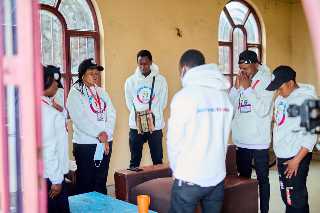 Acte de solidarité à Mugunga