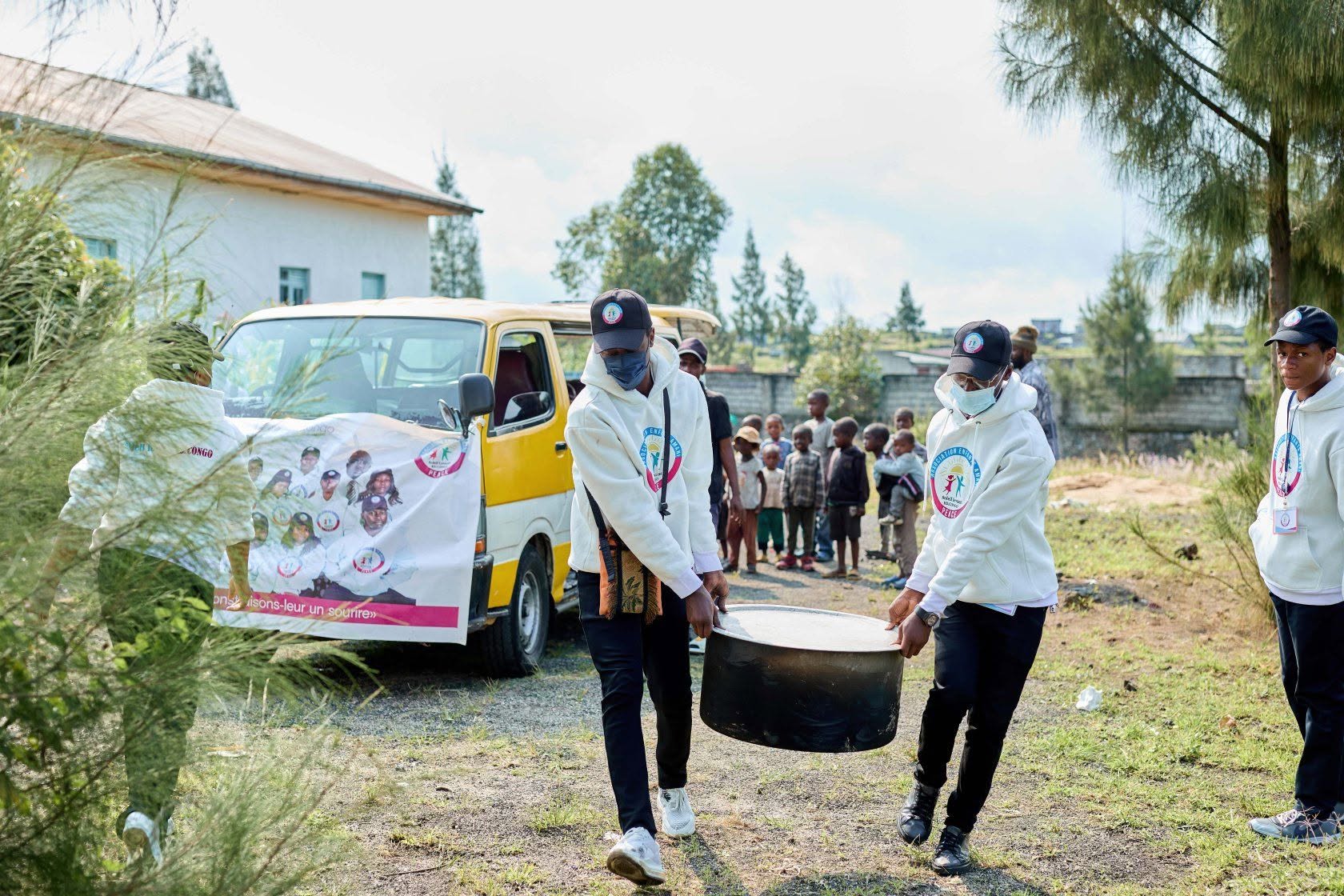 Acte de solidarité à Mugunga