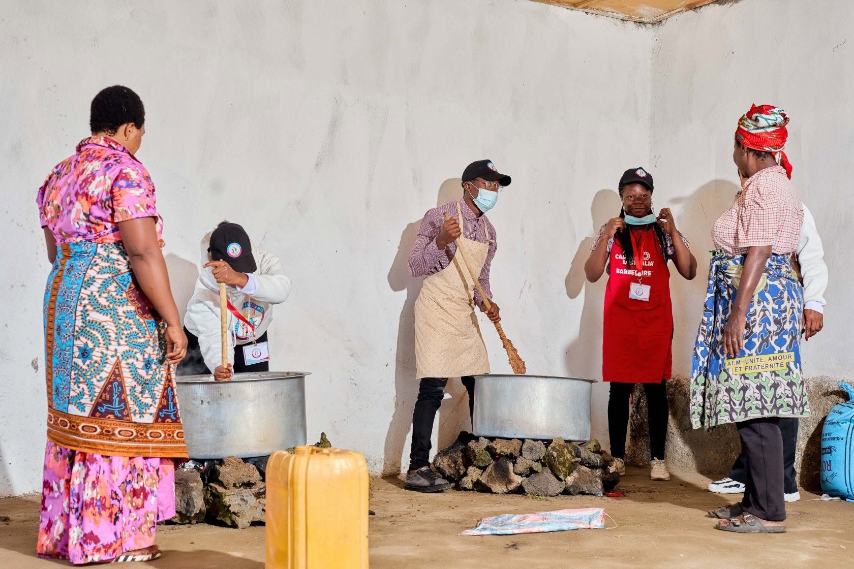 Acte de solidarité à Mugunga